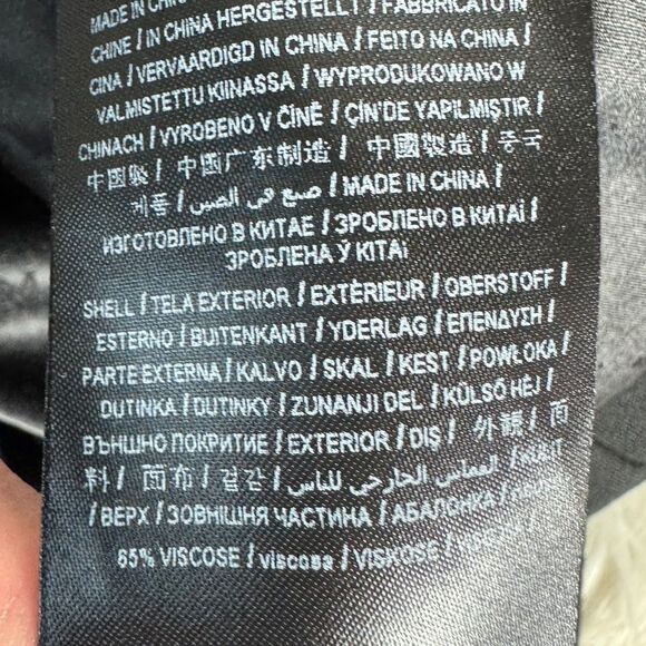 Marciano For Guess Women's Black Viscose Cropped Moto Style Jacket Sz S - Picture 10 of 12